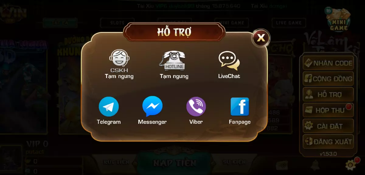 Quy định về hỗ trợ người dùng tại game bài đổi thưởng