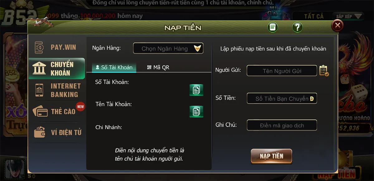 Thông tin giao dịch tại game đổi thưởng được cam kết bảo mật